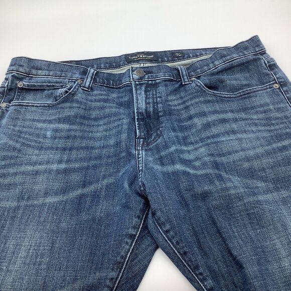 Lucky Brand Mens 110 Skinny Jeans Blue Size 38 x 32 - Picture 4 of 12